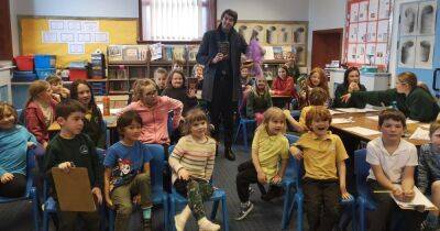 Auchencairn Primary pupils enjoy visit from author Jack Meggitt-Phillips - www.dailyrecord.co.uk