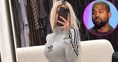 Kim Kardashian - Bella Hadid - Kim Kardashian Wears Balenciaga x Adidas Short Shorts After Brands Sever Ties With Kanye West - usmagazine.com - Chicago - Adidas