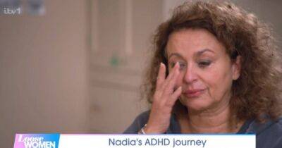 Nadia Sawalha - Kaye Adams - Mark Adderley - Nadia Sawalha breaks down on Loose Women as she's diagnosed with ADHD at 58 - dailyrecord.co.uk - Manchester