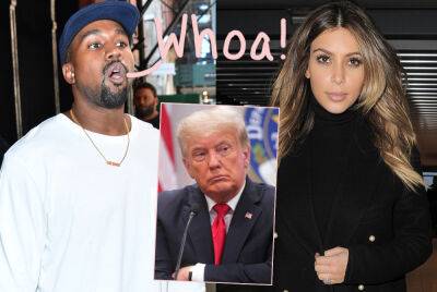 Kanye West Disses Donald Trump In New Presidential Campaign Video & Claims Trump Insulted Kim Kardashian?! - perezhilton.com - Florida - Adidas