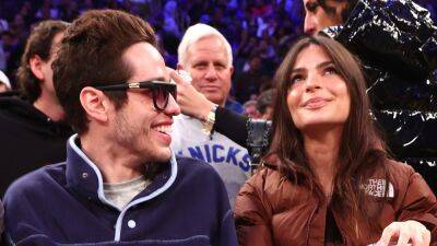 Pete Davidson and Emily Ratajkowski Confirmed Dating Rumors at a Knicks Game - www.glamour.com - city Brooklyn