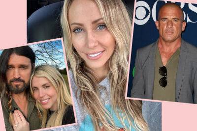 Hannah Montana - Tish Cyrus Moving On With Hunky Actor Dominic Purcell After Billy Ray Cyrus' Sketchy Engagement Announcement - perezhilton.com - Montana