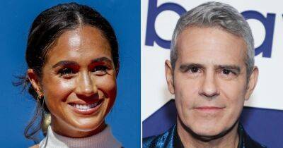 prince Harry - Meghan Markle - Meghan Markle Jokingly Confronts Andy Cohen About Not Being Approved for ‘Watch What Happens Live’ - usmagazine.com