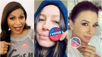 Eva Longoria - Mindy Kaling - Voting Dress Code: Here's What You Can and Can't Wear to the Polls on Election Day - glamour.com - Texas - California - New York - New Jersey - Montana - South Carolina - Tennessee - state Kansas - state Iowa - Michigan - state Vermont - state Delaware