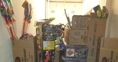 Scots cops seize £10,000 of fireworks ahead of Bonfire Night as man arrested - www.dailyrecord.co.uk - Scotland