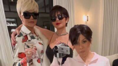 The Kardashian-Jenner Sisters Dressed Up as Kris Jenner for Her 67th Birthday—See the Photos and Videos - www.glamour.com