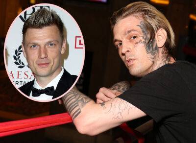 Nick Carter Breaks Down On Stage As Backstreet Boys Honor 'Little Brother' Aaron Carter After His Sudden Death - perezhilton.com - Britain - London - California - county Lancaster