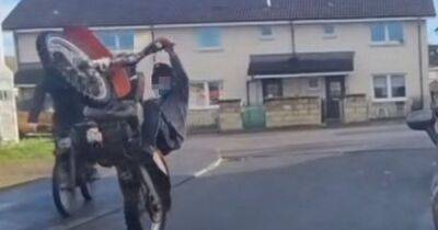 Tiktok - Reckless biker gang wreak havoc in Scots housing estate for TikTok videos - dailyrecord.co.uk - Scotland