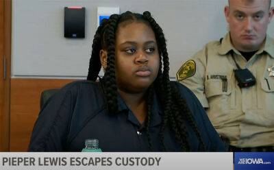 Iowa Girl Convicted Of Killing Her Alleged Rapist Escapes Custody, Risking 20 Years In Prison - perezhilton.com - county Brooks - state Iowa - Des Moines - county Polk