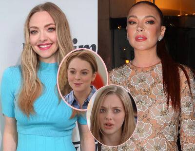 Lindsay Lohan & Amanda Seyfried Reunite To Reminisce Over Mean Girls Together! - perezhilton.com
