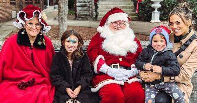 Celebrity Parents Share Adorable and Hilarious Photos of Kids With Santa Claus in 2022: Carly Waddell, Jana Kramer and More - www.usmagazine.com - city Santa Claus - Santa