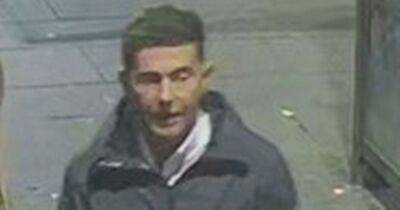 Cops release CCTV image of man in connection with assault in Glasgow - www.dailyrecord.co.uk - Scotland - county Mcdonald