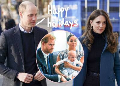 Prince William & Princess Catherine’s Christmas Card Is Here -- As It’s Revealed He & Prince Harry WILL Exchange Gifts For Their Kids! - perezhilton.com