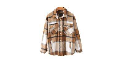 Arrives Before Christmas! This Flannel Shacket Is a Top Fashion Gift on Amazon - www.usmagazine.com