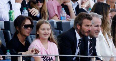 Victoria Beckham says daughter Harper is 'embarrassed' by David at school - www.dailyrecord.co.uk