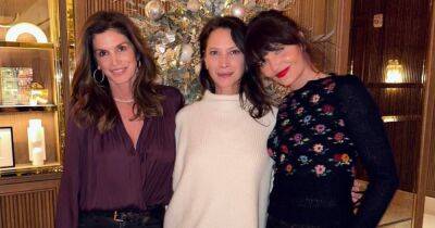 Cindy Crawford, Christy Turlington and Helena Christensen Enjoy Holiday Reunion: Photos - www.usmagazine.com
