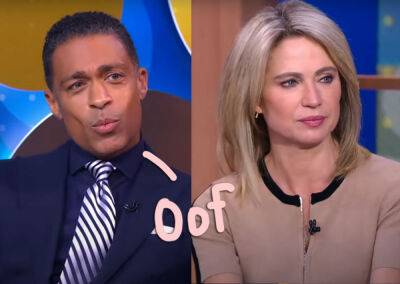 Michael Strahan - Robin Roberts - George Stephanopoulos - Amy Robach - Jennifer Ashton - T.J. Holmes & Amy Robach Are Getting 'Pushed Out' At GMA After Affair Reveal?? - perezhilton.com