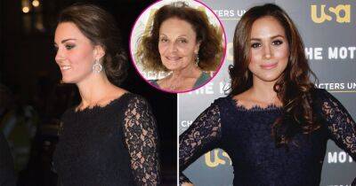Diane von Furstenberg Wishes Meghan Markle and Princess Kate ‘Peace’ as She Shares Pic of Them in Same Dress - www.usmagazine.com - Los Angeles - USA - South Africa - Netflix