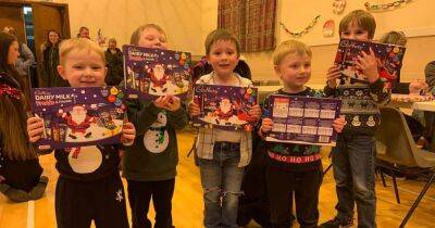 Crossmichael youngsters have fun at Christmas party - www.dailyrecord.co.uk - Santa