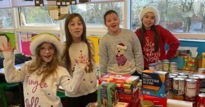 Big hearted school pupils help to collect Christmas charity donations - www.dailyrecord.co.uk - Scotland