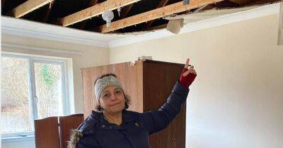 Scots mum comes home to find ceilings caved in and house wrecked by burst pipe - www.dailyrecord.co.uk - Scotland