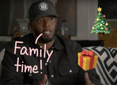 Diddy Gives First Look At Newborn Daughter Love Sean Combs In Family Christmas Photo! Awww! - perezhilton.com