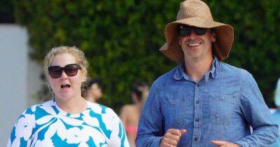 Amy Schumer and Husband Chris Fischer Are All Smiles During Beach Outing in St. Barts: See Photos - www.usmagazine.com - New York - state Massachusets