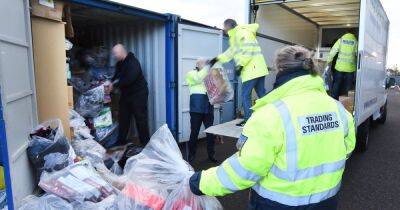 Praise for Falkirk trading standards' efforts to recycle seized goods - www.dailyrecord.co.uk - Scotland