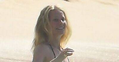 Gwyneth Paltrow stuns in skimpy bikini as she hits Barbados beach for Christmas - www.dailyrecord.co.uk - USA - Italy - Barbados