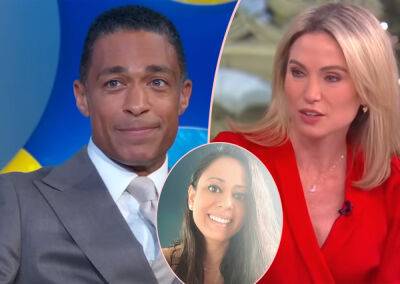 Page VI (Vi) - Andrew Shue - Amy Robach - T.J.Holmes - Marilee Fiebig - T.J. Holmes Allegedly Cheated On His Wife With Married GMA Producer Before Amy Robach Affair! - perezhilton.com - London - New York - Los Angeles - New York - city Elizabeth