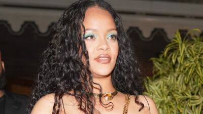 Rihanna Wore a Sheer Strapless Dress and ‘90s Blue Eyeshadow for a Miami Night Out—See Pic - glamour.com - Miami - Florida - Washington
