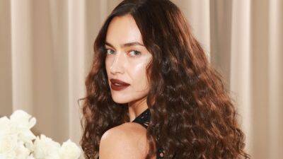 Irina Shayk Paired a See-Through Mesh Bodycon Dress With Voluminous Curls—See Pics - www.glamour.com - Britain - London - New York - Russia