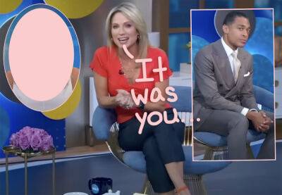Robin Roberts - Lara Spencer - There's ONE GMA Host Amy Robach Blames For Her & T.J. Holmes' Sudden Ousting! - perezhilton.com - county Roberts