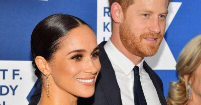 Prince Harry and Meghan Markle Receive 2022 Robert F. Kennedy Human Rights Ripple of Hope Award - www.usmagazine.com - New York - Ukraine - county Russell