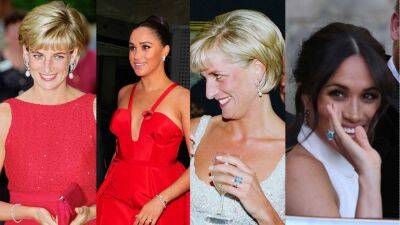 5 Poignant Pieces From Princess Diana’s Jewelry Collection That's Been Worn By Meghan Markle - www.glamour.com - New York - USA - New York - city Lima - Botswana - Washington - county Cross - Fiji - Tonga
