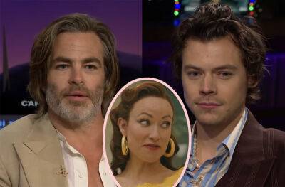Florence Pugh - Olivia Wilde - Harry Wilde - No Bad Blood (Or Spit)! Harry Styles & Chris Pine Spotted Hugging In Brazil After Don't Worry Darling Drama! - perezhilton.com - Brazil