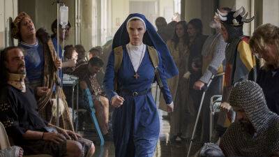 Damon Lindelof - David Arquette - Margo Martindale - Betty Gilpin - Tom Wlaschiha - Jake Macdorman - ‘Mrs. Davis’ Drama Series Gets Release Date At Peacock; Betty Gilpin Is A Nun On A Mission In First Look Photos - deadline.com