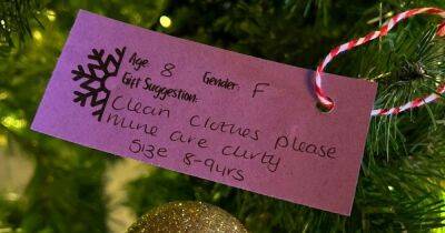 Heartbreaking letters from children to Santa ask for 'clean clothes' - www.dailyrecord.co.uk - Scotland - Santa - Birmingham - Beyond