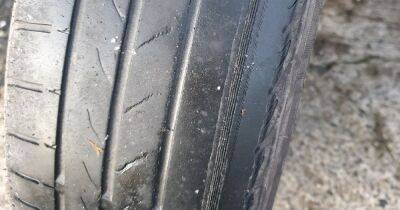 Police catch driver speeding at 92mph with bald tyres on icy Ayrshire road - dailyrecord.co.uk