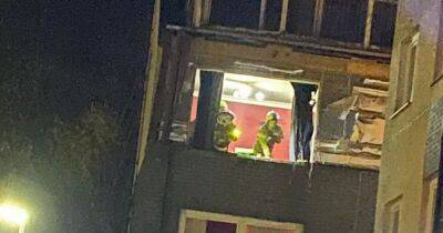 Horror flat explosion sparked by 'tea light candle' leaves young Scots family homeless - www.dailyrecord.co.uk - Scotland