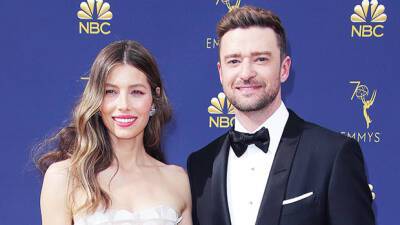 Jessica Biel Rocks Swimsuit As She Cozies Up To Justin Timberlake For 41st Birthday Tribute - hollywoodlife.com
