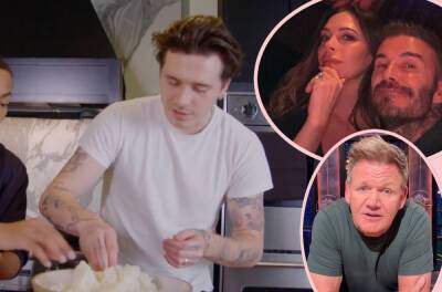 Brooklyn Beckham Cooking Show EXPOSED?! Insiders Say David & Victoria's Kid Can't Make A Sandwich & It Takes 62 People To Fake It! - perezhilton.com - city Sandwich