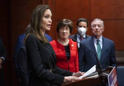 Angelina Jolie Appears On Capitol Hill To Urge Senate To Pass Violence Against Women Act - deadline.com