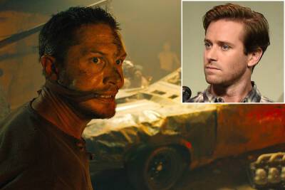 Tom Hardy - Jeremy Renner - Michael Fassbender - Mel Gibson - Kyle Buchanan - Mad Max - Armie Hammer - Tom Hardy ‘gnashed his teeth and spat’ on Armie Hammer during ‘Mad Max’ audition: book - nypost.com