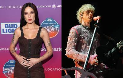 Watch Halsey and Machine Gun Kelly perform ‘Forget Me Too’ live in LA - www.nme.com