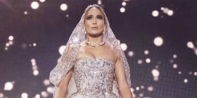 Jennifer Lopez - Jennifer Lopez's Wedding Gown in 'Marry Me' Weighed Almost 100 Pounds! - justjared.com