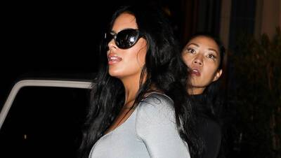 Kim Kardashian - Kanye West - Travis Scott - Jason Lee - Chaney Jones Looks Like Kim Kardashian Out With Kanye West At Documentary Screening - hollywoodlife.com - New York