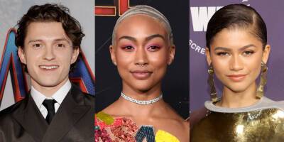 Tom Holland - Nathan Drake - Tom Holland's 'Uncharted' Co-Star Tati Gabrielle Reveals What Zendaya Texted Her During Filming - justjared.com - California - county Oakland