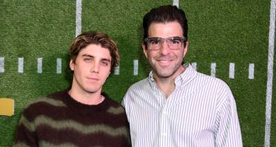 Zachary Quinto & Lukas Gage Step Out for FLUF Haus Super Bowl Weekend Party - www.justjared.com - Los Angeles - Los Angeles