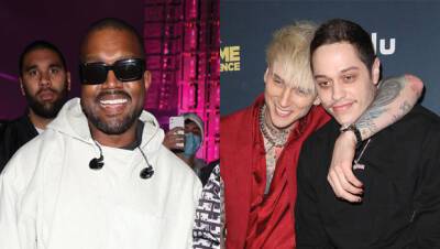 Kanye West Disses Pete Davidson’s BFF Machine Gun Kelly Amid Feud: ‘No One Has Heard A Song’ - hollywoodlife.com